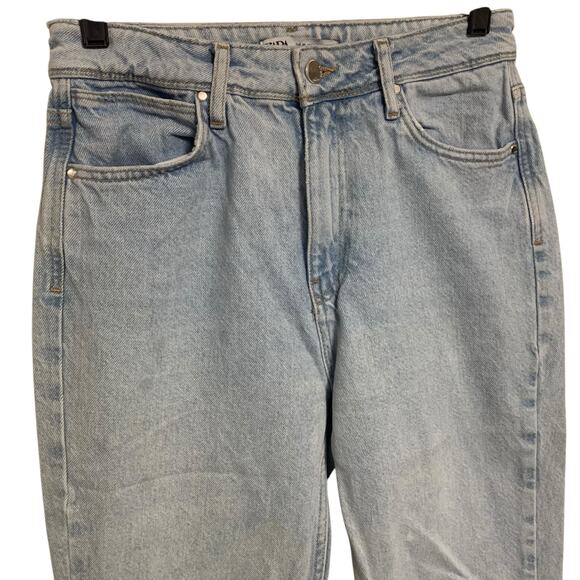 Zara Wide Leg Raw Hem Jeans Womens Size 4 - Picture 2 of 8